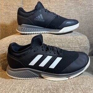 Adidas Court Team Bounce Black and White shoes Size 10